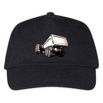 Camions - Casquette de baseball Enfant - noir - Devant