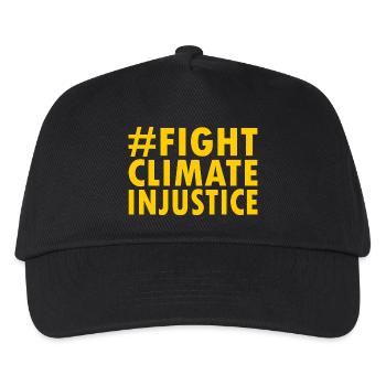 Fight climate injustice - Kids’ Baseball Cap - black - Front