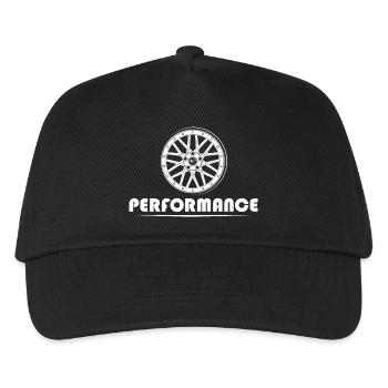 Symbole de performance Réglage de l’icône du logo de la jante - Casquette de baseball Enfant - noir - Devant