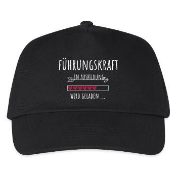 Führungskraft Chefin CEO Ausbildung Geschenk - Kinder Basecap - Schwarz - Vorne