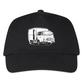 Barka's panel van GDR - Kids’ Baseball Cap - black - Front