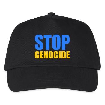 Stop genocide - Kids’ Baseball Cap - black - Front