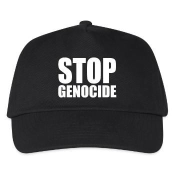 Stop genocide - Kids’ Baseball Cap - black - Front