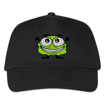 Kleines süßes haariges Monster - Kinder Basecap - Schwarz - Vorne