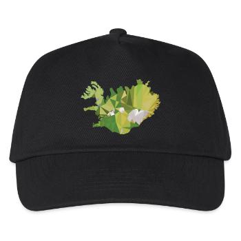 Iceland Holiday Roadtrip Ring Road Glacier - Kids’ Baseball Cap - black - Front