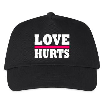 Love hurts - Kids’ Baseball Cap - black - Front