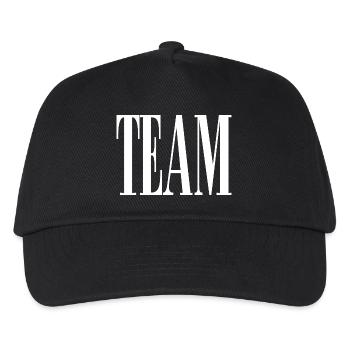 Team - Kinder Basecap - Schwarz - Vorne