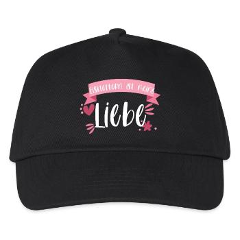 Klettern Eisklettern Wintersport Eis Geschenk - Kinder Basecap - Schwarz - Vorne