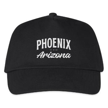 Phoenix Arizona Vintage Logo - Kinder Basecap - Schwarz - Vorne