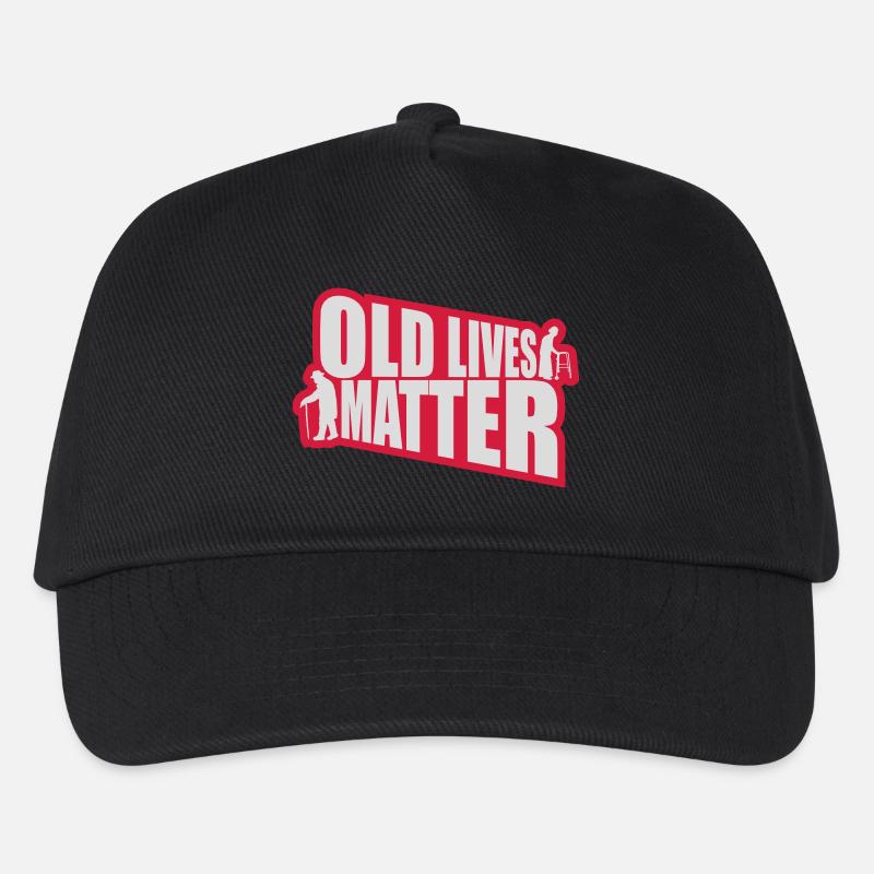 old lives matter Zitat - Kinder Basecap - Schwarz