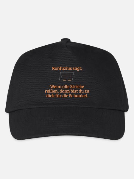 Wenn alle Stricke reißen - Kinder Basecap - Schwarz