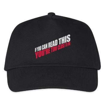 trop près de moi - Casquette de baseball Enfant - noir - Devant