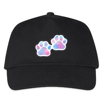 Dog Paws Galaxy - Kids’ Baseball Cap - black - Front