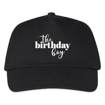 The Birthday Boy - Kids’ Baseball Cap - black - Front