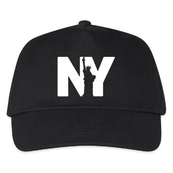 New York Statue - Kinder Basecap - Schwarz - Vorne