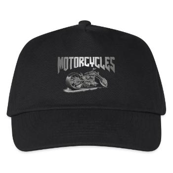 Motos Chopper Custombike - Casquette de baseball Enfant - noir - Devant