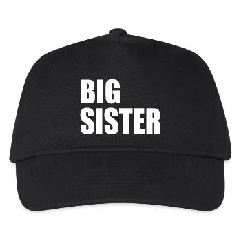 Big sister - Kinder Basecap - Schwarz - Vorne