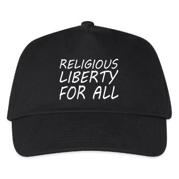 religious liberty for all - Kids’ Baseball Cap - black - Front