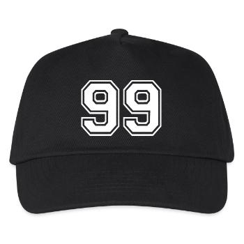 99 - Kinder Basecap - Schwarz - Vorne