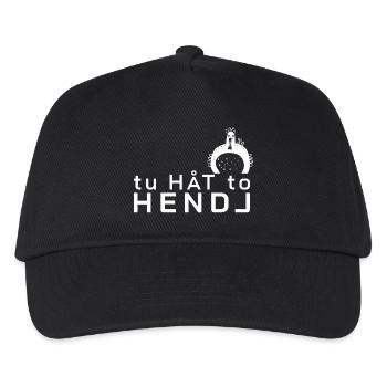 Hendl Version 2 - Kinder Basecap - Schwarz - Vorne