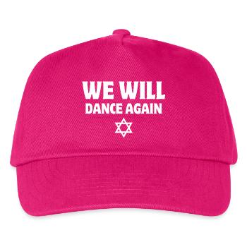 Israel, wir werden wieder tanzen - Kinder Basecap - Fuchsia - Vorne