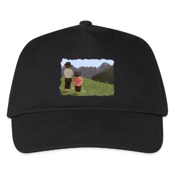 Biesler mit Aussicht - Kinder Basecap - Schwarz - Vorne