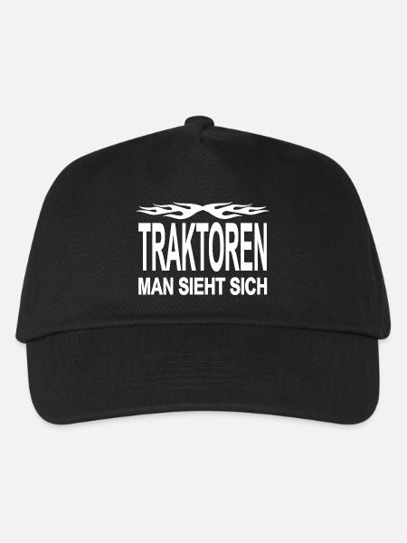 Traktor - Kinder Basecap - Schwarz