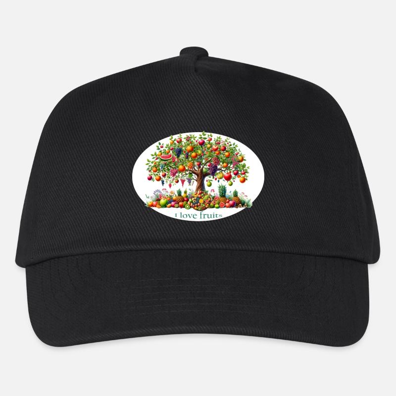 Obstbaum der Liebe - Kinder Basecap - Schwarz