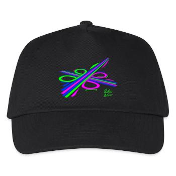 Aura-Stream 003 3-colour - Kids’ Baseball Cap - black - Front