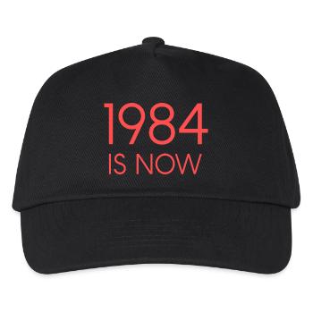 1984 IST JETZT - Kinder Basecap - Schwarz - Vorne