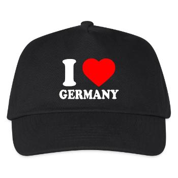 I love germany - Kinder Basecap - Schwarz - Vorne