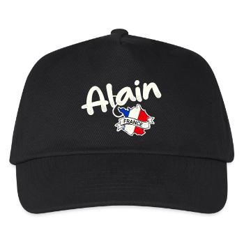 Alain France - Casquette de baseball Enfant - noir - Devant