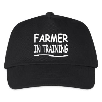 Farmer - Kids’ Baseball Cap - black - Front