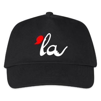 Virgule La - Casquette de baseball Enfant - noir - Devant