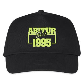 Abiturient 1995 - Kinder Basecap - Schwarz - Vorne