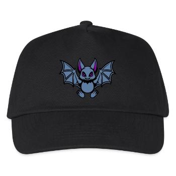 fledermaus comic - Kinder Basecap - Schwarz - Vorne