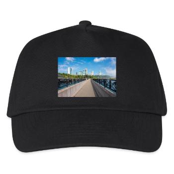 Panorama de la ville de Niagara et des chutes du Niagara - Casquette de baseball Enfant - noir - Devant