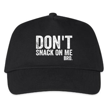 Don't Snack on Me Humor & Funny Cat Lover - Casquette de baseball Enfant - noir - Devant