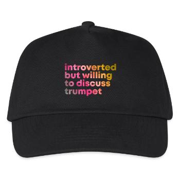 Trumpet - Kids’ Baseball Cap - black - Front