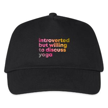 Yoga Yoga Yoga - Kids’ Baseball Cap - black - Front