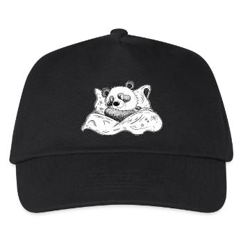 Panda Bear Sleeps And Dreams Good Night - Kids’ Baseball Cap - black - Front
