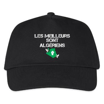 The best are Algerians - Kids’ Baseball Cap - black - Front
