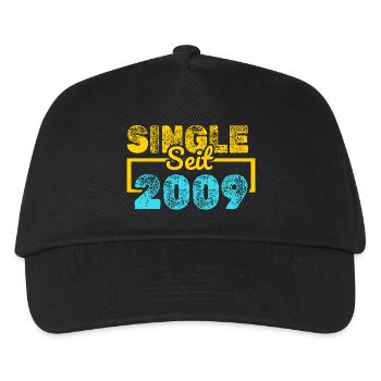 seit 2009 - Kinder Basecap - Schwarz - Vorne