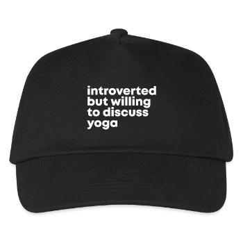 Yoga - Kids’ Baseball Cap - black - Front