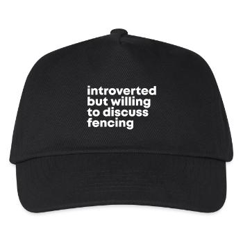 Fencing - Kids’ Baseball Cap - black - Front