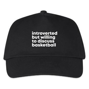 Basketball Basketball Basketball - Kids’ Baseball Cap - black - Front