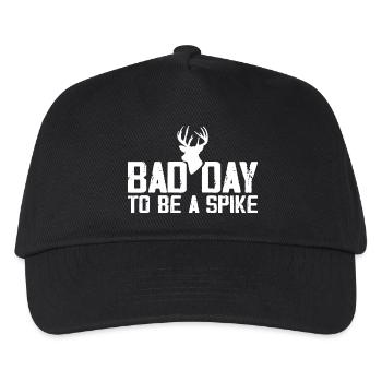 Bad Day to Be a Spike Hunter Hunting Deer - Casquette de baseball Enfant - noir - Devant