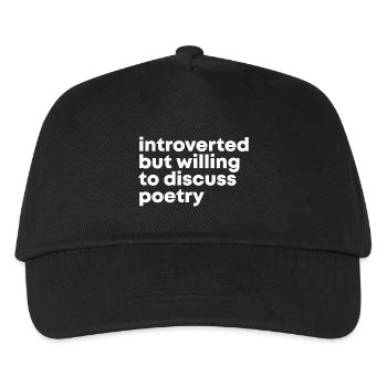 Poetry - Kids’ Baseball Cap - black - Front