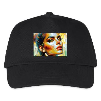 She... - Kids’ Baseball Cap - black - Front