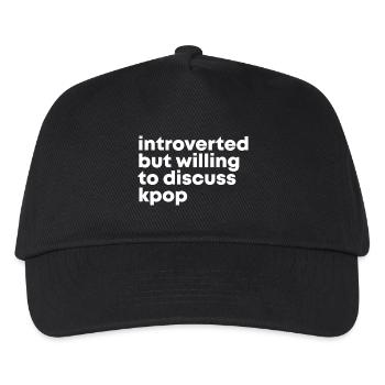 K Pop - Kids’ Baseball Cap - black - Front